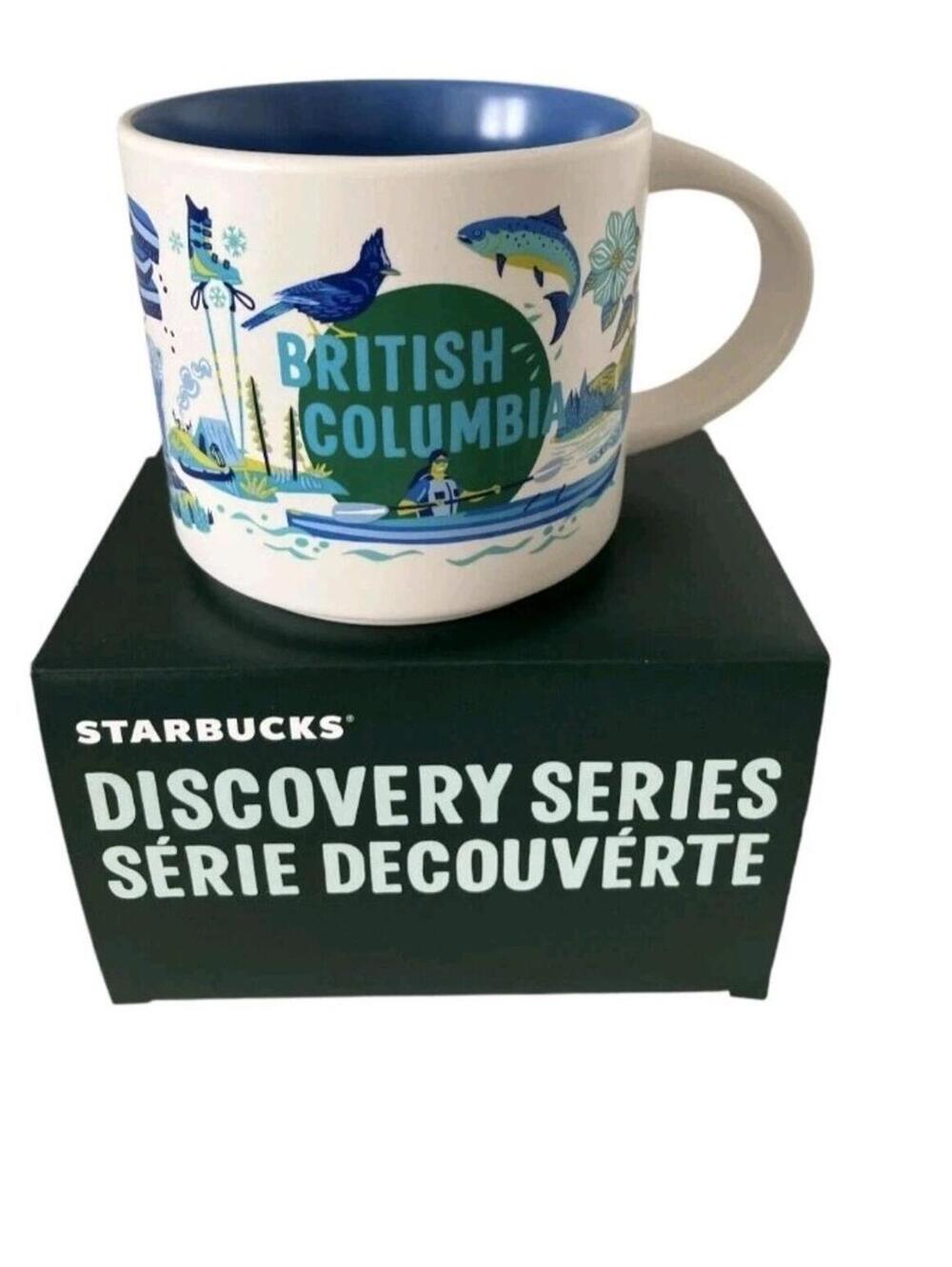 Starbucks Discovery SERIES British Columbia BC CANADA Mug NEW BOX 14 Fl Oz 2024